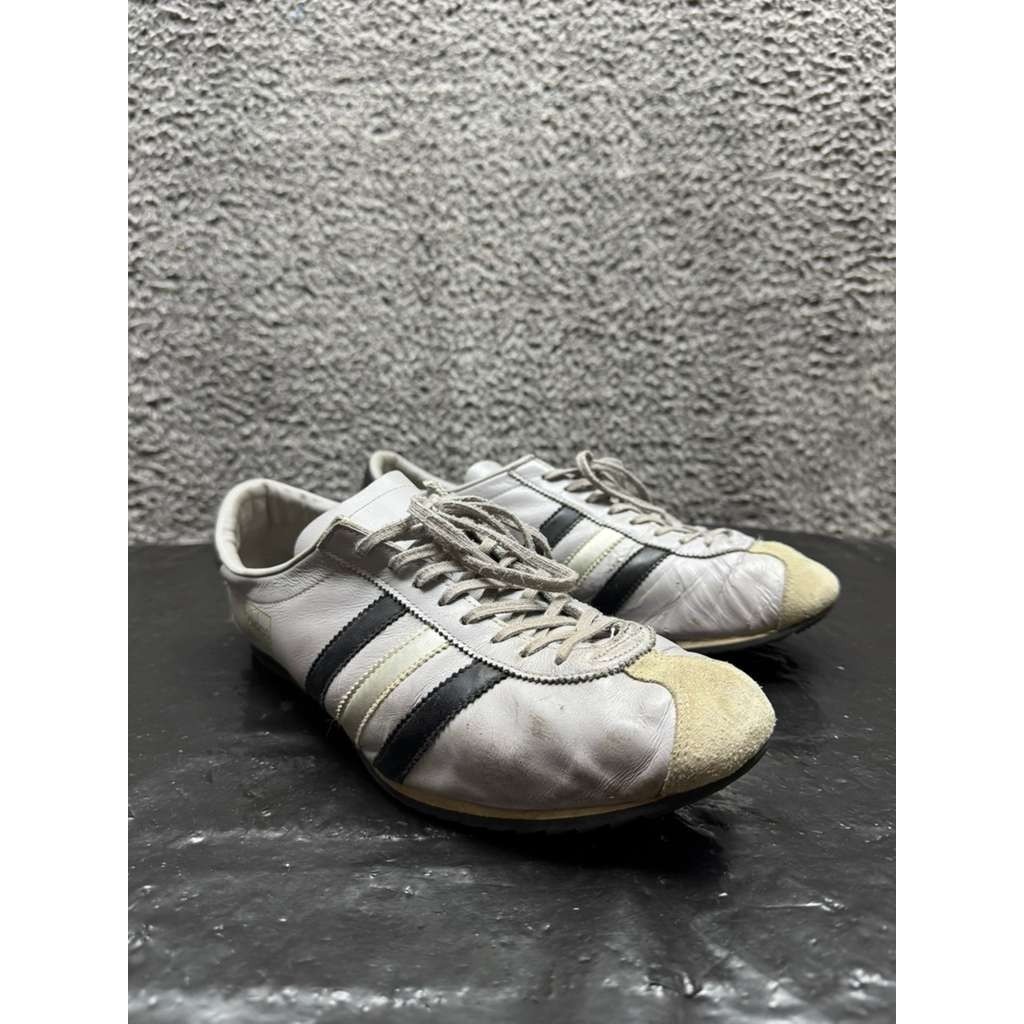 Vintage Adidas Antelope Lace Up Leather Trainers White 547853 Mens Size 10 Us